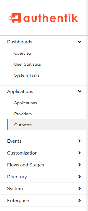 Authentik Left Sidebar